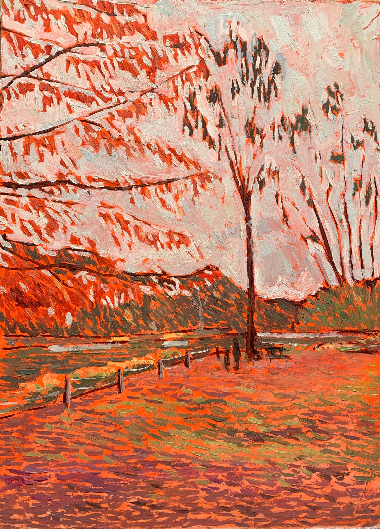 Too Much Autumn – Original Oil Painting (Framed)