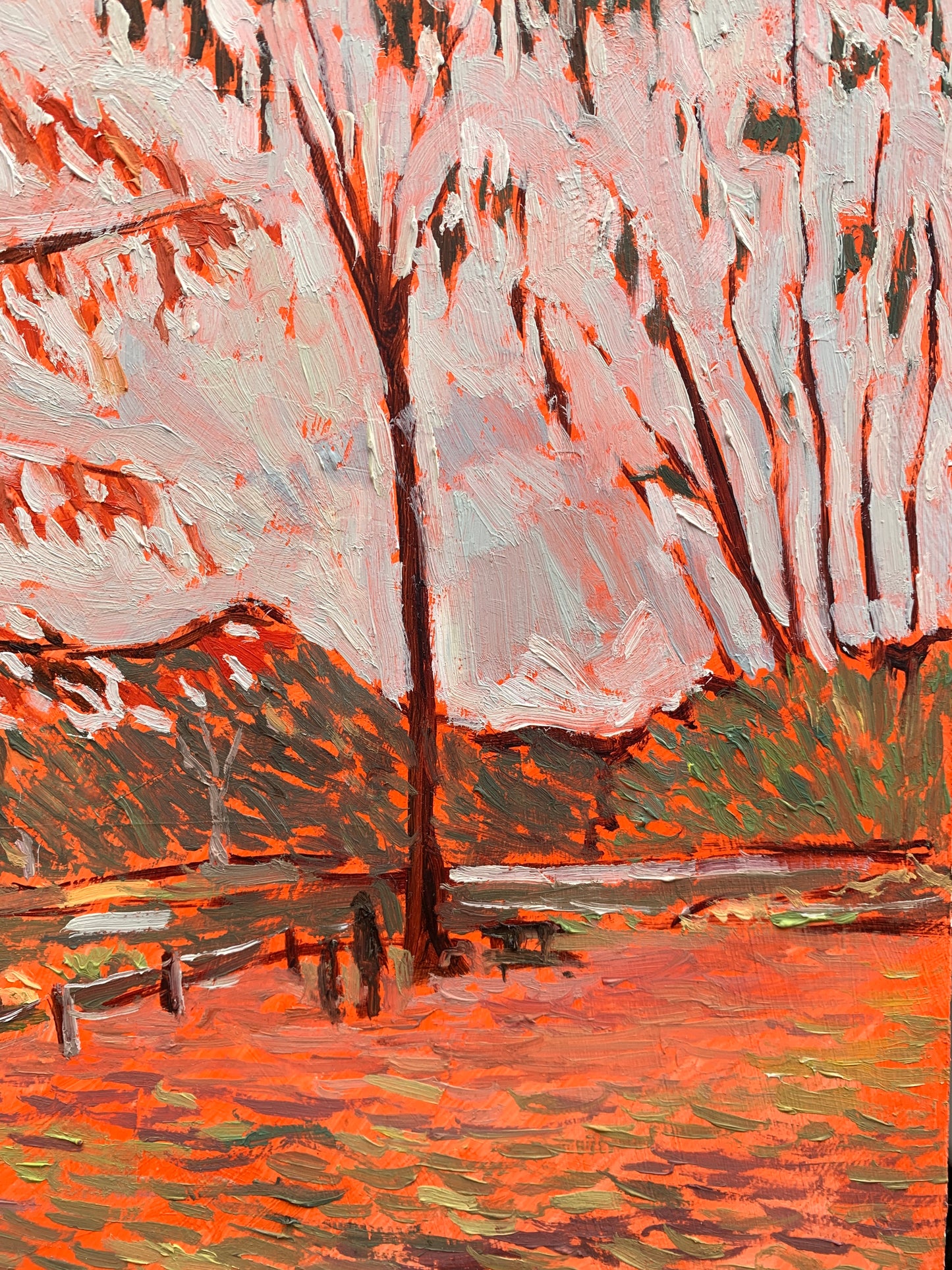 Too Much Autumn – Original Oil Painting (Framed)