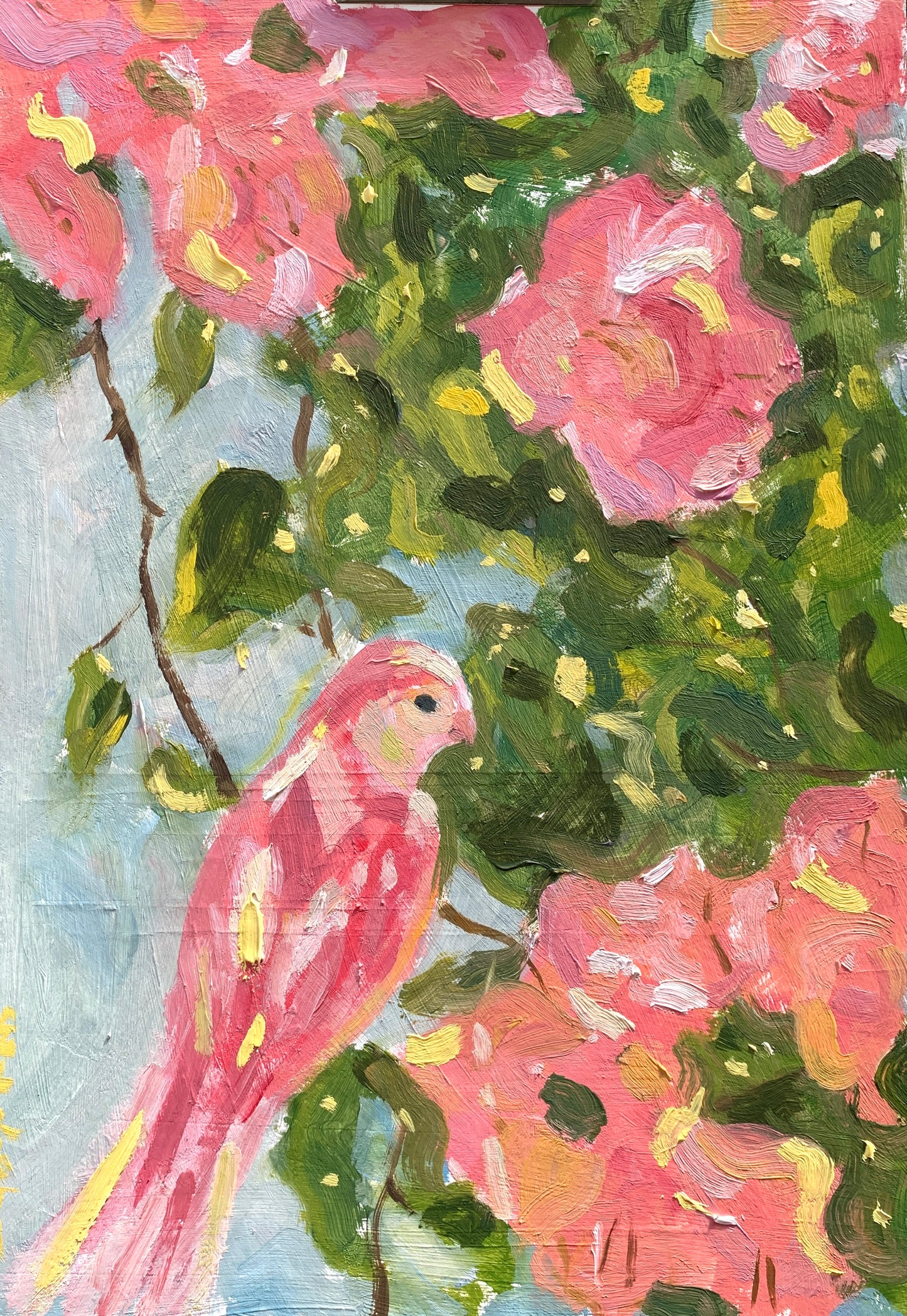 Whispering Blooms - Orijinal Yağlı Boya (Çerçeveli)
